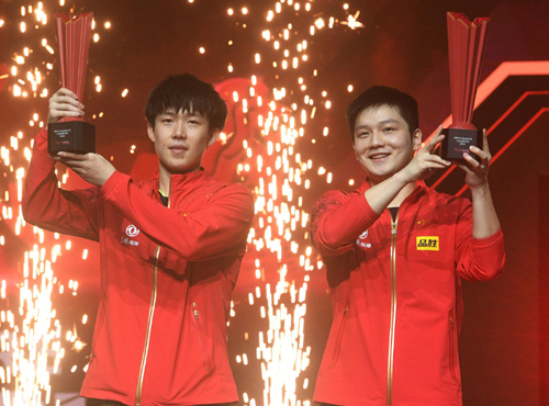 乒赛技术@从樊振东与王楚欣的精彩对决中学习反手拧技术