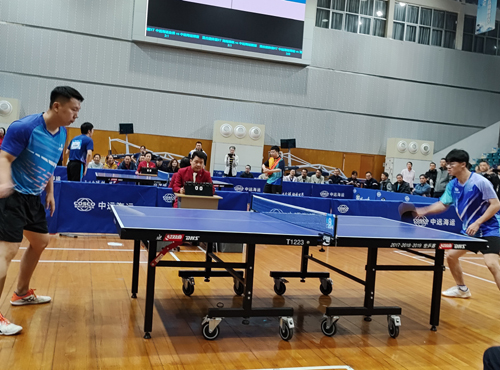 中远赛事@中远集团在华东师大进行乒乓球职工运动会
